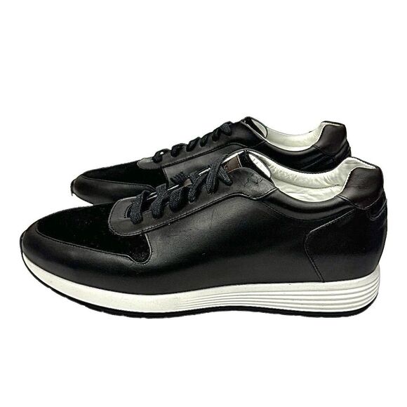 To Boot New York Aegis Men’s Leather Trainer Sneakers Black Size 11 US Shoes main image 8